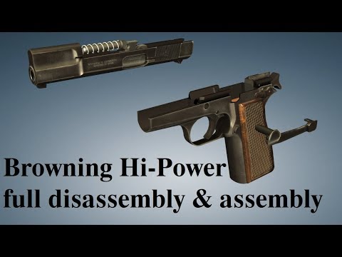 Browning Hi-Power: full disassembly & assembly