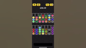 Ball sort puzzle level 137