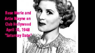 Rose Marie with Artie Wayne | Saturday Date
