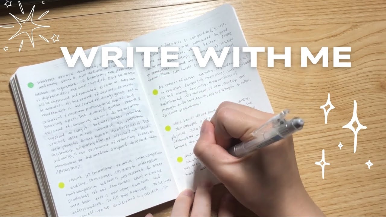 Write With Me 40 Minutes Write With Me | Lofi Study Music | Journal With Me - YouTube