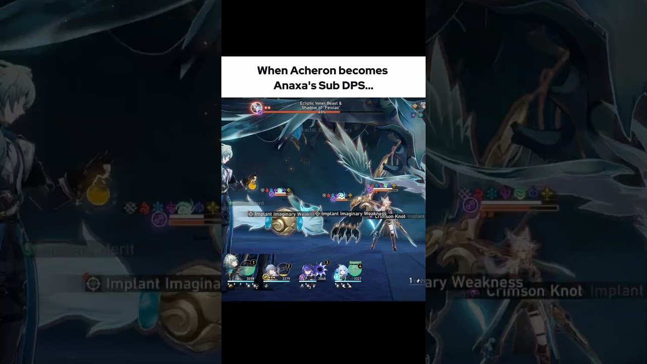 Why Acheron is a Sub DPS in Anaxa's team...