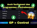 Comment avoir beaucoup de programmes dentranement  gm sur efootball 24 mobile