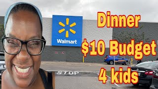 FEEDING MY 4 KIDS DINNER WITH ONLY A $10 BUDGET😱👀👀