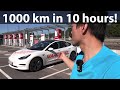 Tesla Model 3 SR+ 1000 km challenge