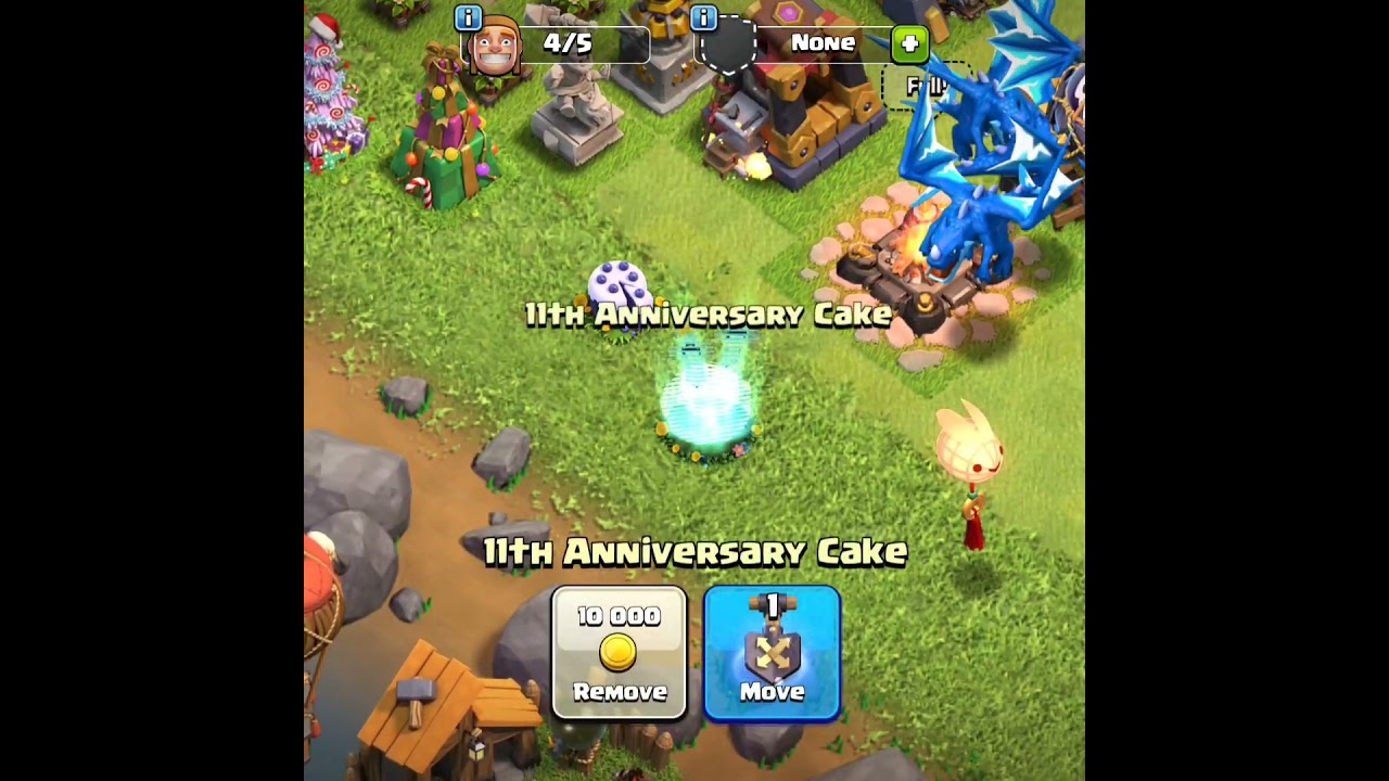11th ANNIVERSARY CAKE | NEW OBSTACLE | CLASH OF CLANS 