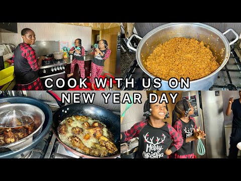 Cook Nigerian Jellof Rice with US | Happy New Year 2025
