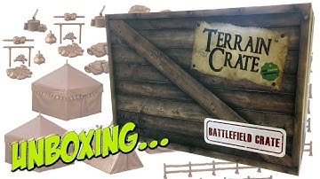 Terrain Crate: Battlefield Crate | Mantic Games | Unboxing