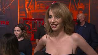 Maya Hawke At The Stranger Things Season 4 Premiere.
