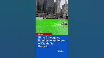 ¿Cuánto tiempo permanece verde el río Chicago para el Día de San Patricio?
