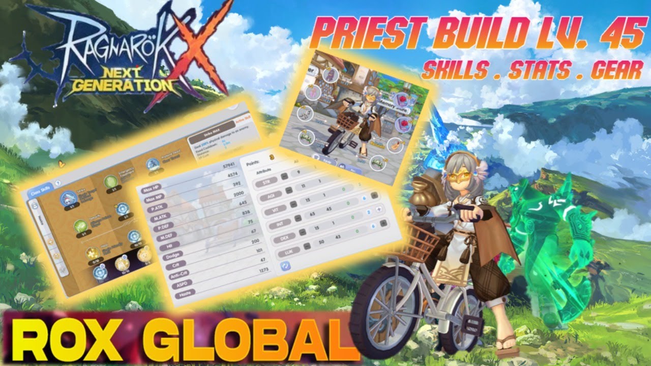 Meister Rox Build ROX Global | Level 45 Priest Crit Burst Build | PVE & PVP Skill Build ...