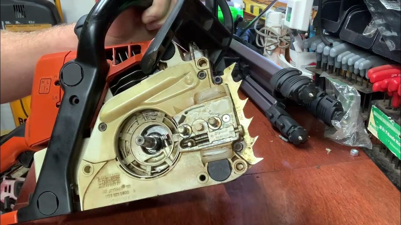 Stihl 021 chainsaw not oiling. Look for this. YouTube
