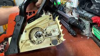 This Stihl 021 chainsaw wont oil the bar
