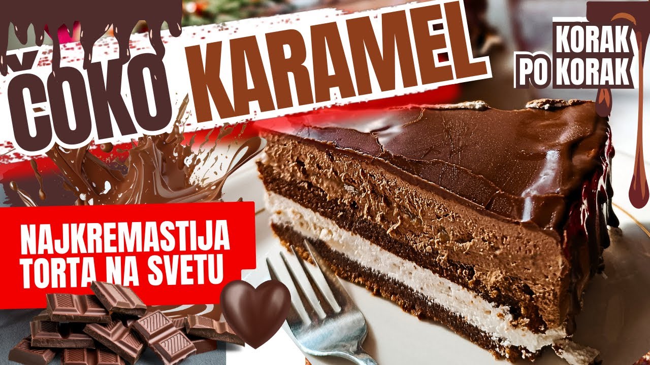 EKSPLOZIJA UKUSA💥: Čokoladna karamel torta koja se topi u ustima!