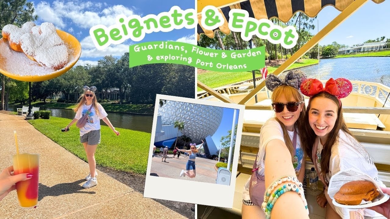 Всемирный день Уолта Диснея 4 ✨ | Булочки-бенье из Порт-Орлеана, Epcot Flower & Garden, Guardians...