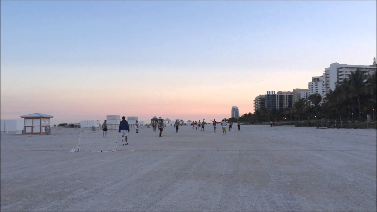 Sunset & Soccer on South Beach -  Miami Beach Florida