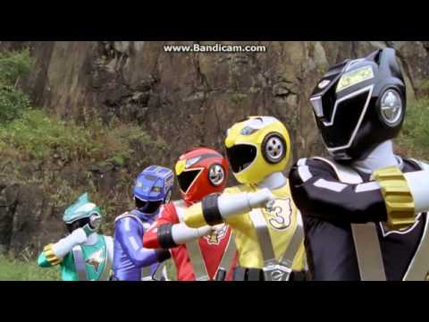 Go onger vs Gekiranger Henshin & Roll Call