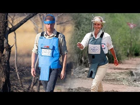 Prince Harry retraces Princess Diana's steps in Angola landmine fields