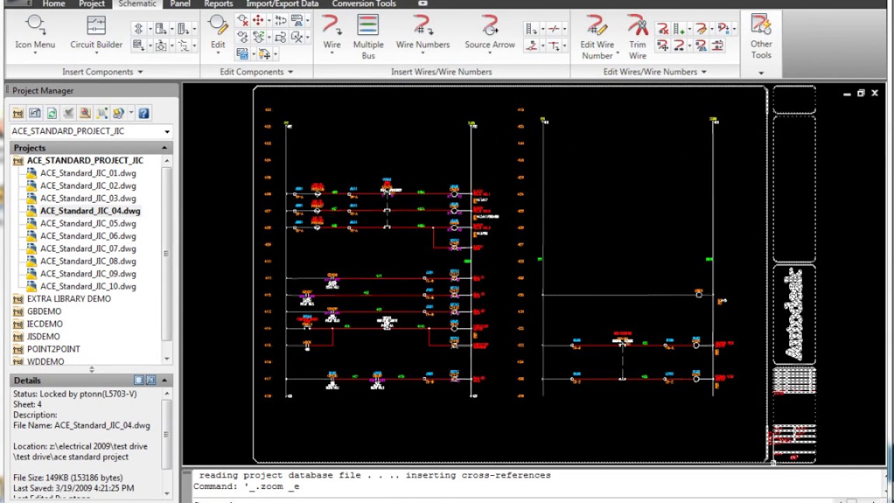 AutoCAD Electrical - Electrical schematic symbol libraries ... single schematic switch wiring 