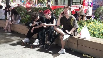 Thử lòng dân chơi trên phố đi bộ Sài Gòn và cái kết nâu mắt 🤣🤣