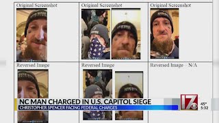NC man accused in Capitol riots had court appearance planned