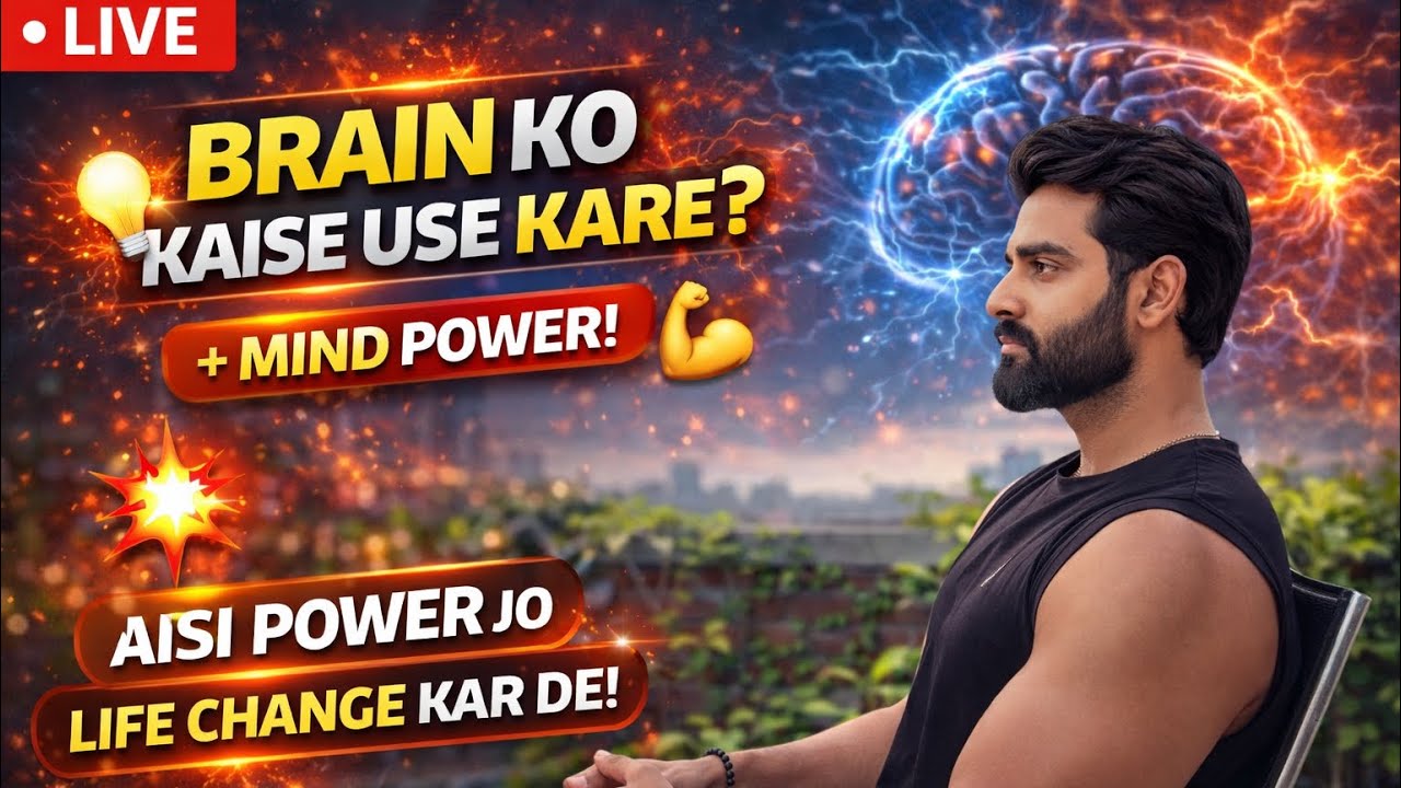 🧠 BRAIN KO KAISE USE KARE? 😱 | Mind Power LIVE 🔥