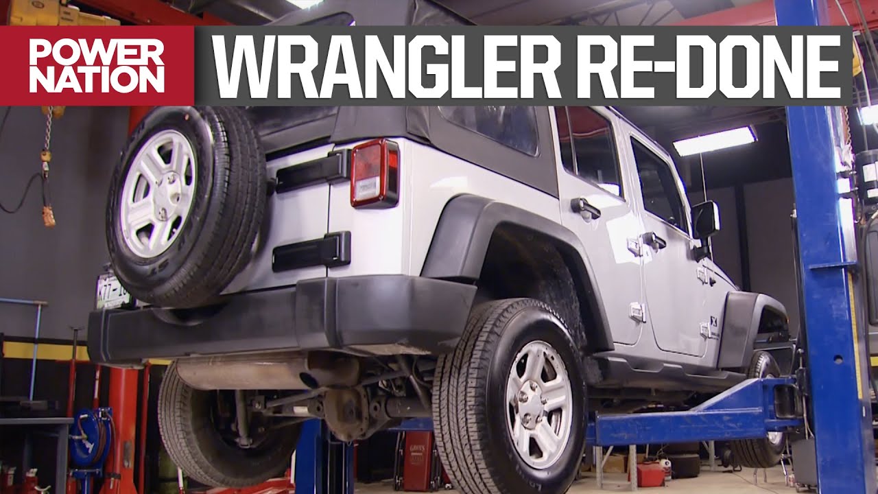 Converting A 2WD Wrangler To 4WD - Truck Tech S2, E8 - YouTube