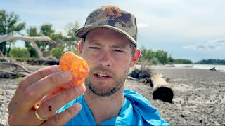 I Found A Mesmerizing Orange Gemstone... Then I Cut It Open