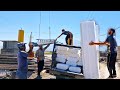 From buying foam and beams to the moment of saying goodbye to the uncle's family