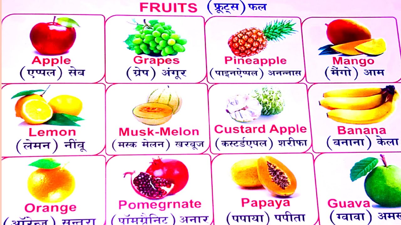 fruits-name-phalo-ke-naam-aam-mango-abcd-a-for-apple-b-for-ball