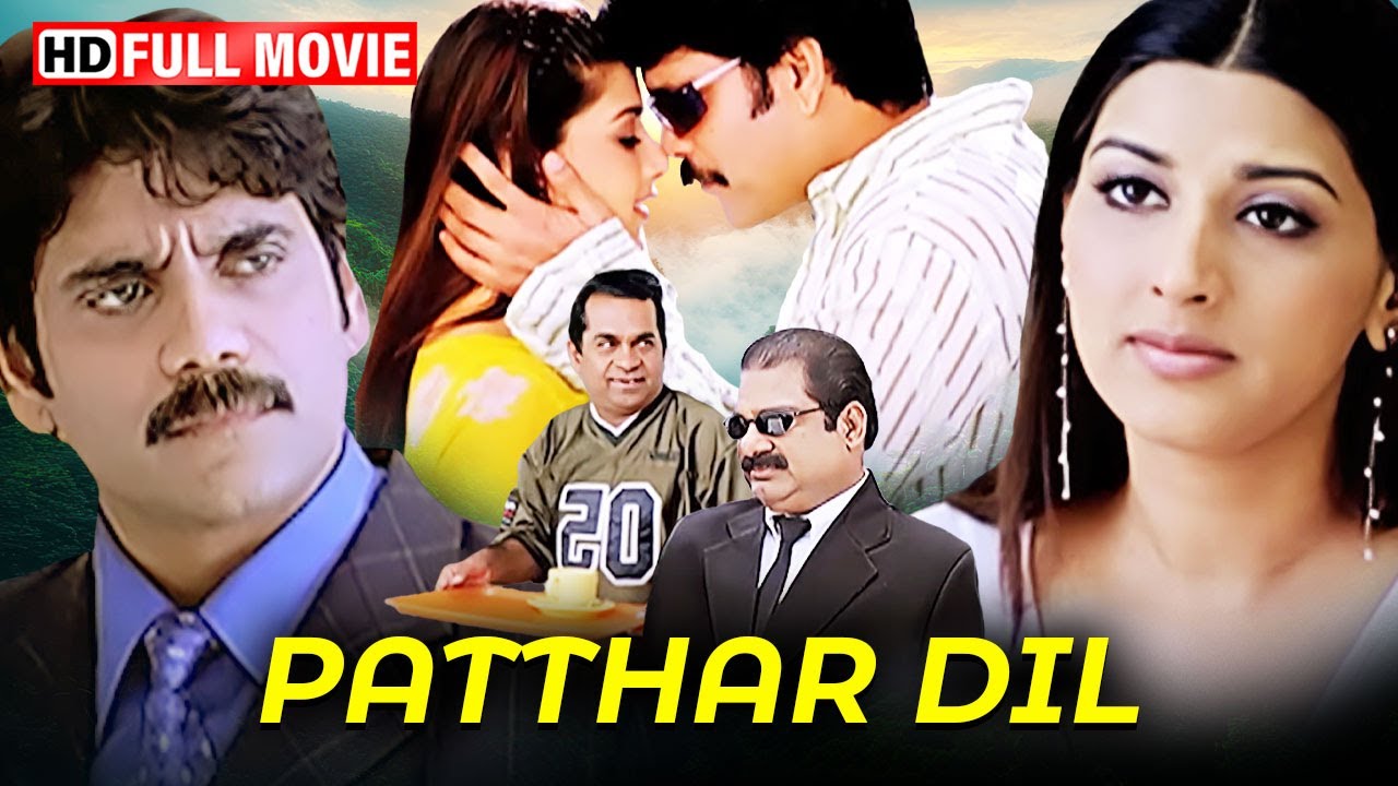 नागार्जुन और सोनाली बेंद्रे की साउथ की सुपरहिट रोमांटिक फिल्म Hindi Dubbed HD | PATTHAR DIL