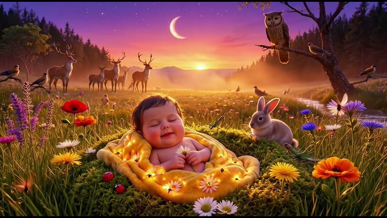 THE MOST RELAXING MUSIC FOR BABIES TO SLEEP - 3 Hours of Lullabies - Soothing Womb & Water Sounds