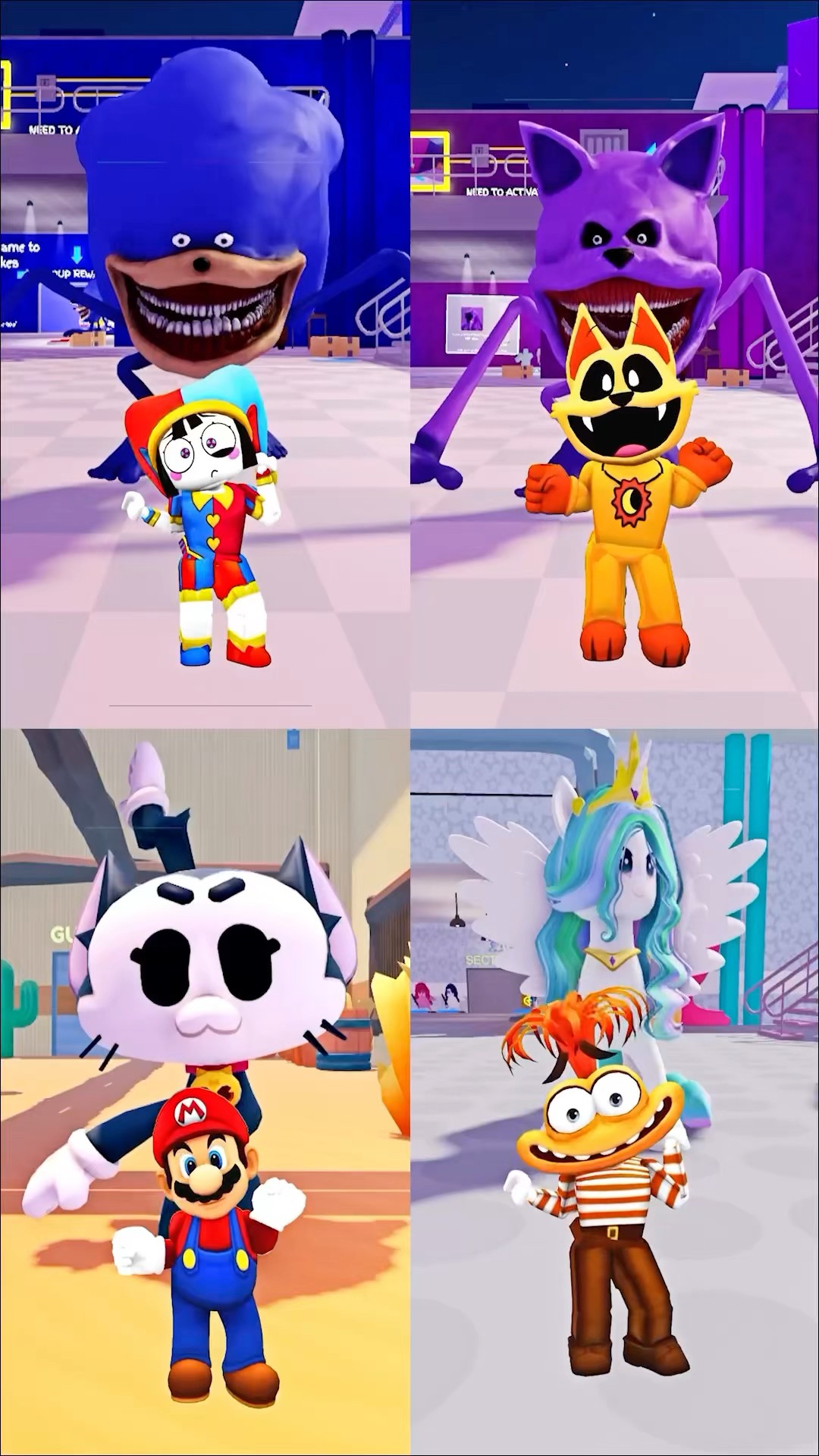 APT Dance Shin Sonic #digitalcircus #insideout2 #anxiety #mario #pomni #catnap #smilingcritters
