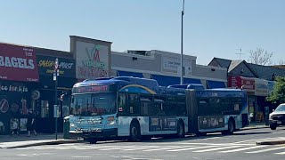 MTA NYCT: 2017 NFI XD60 #5994 on the Q44-SBS to Jamaica departing Main St/Jewel Av
