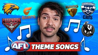 EVERY AFL THEME SONG RANKED 2024!