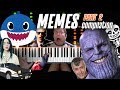 MEMES COMPILATION ON PIANO (PART 2) | Pianella Piano