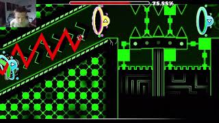 (NEW HARDEST) Erebus 52%-100% | Geometry Dash