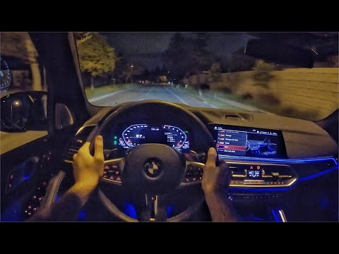 2020 BMW X5 M Competition POV Night Drive (ASMR)