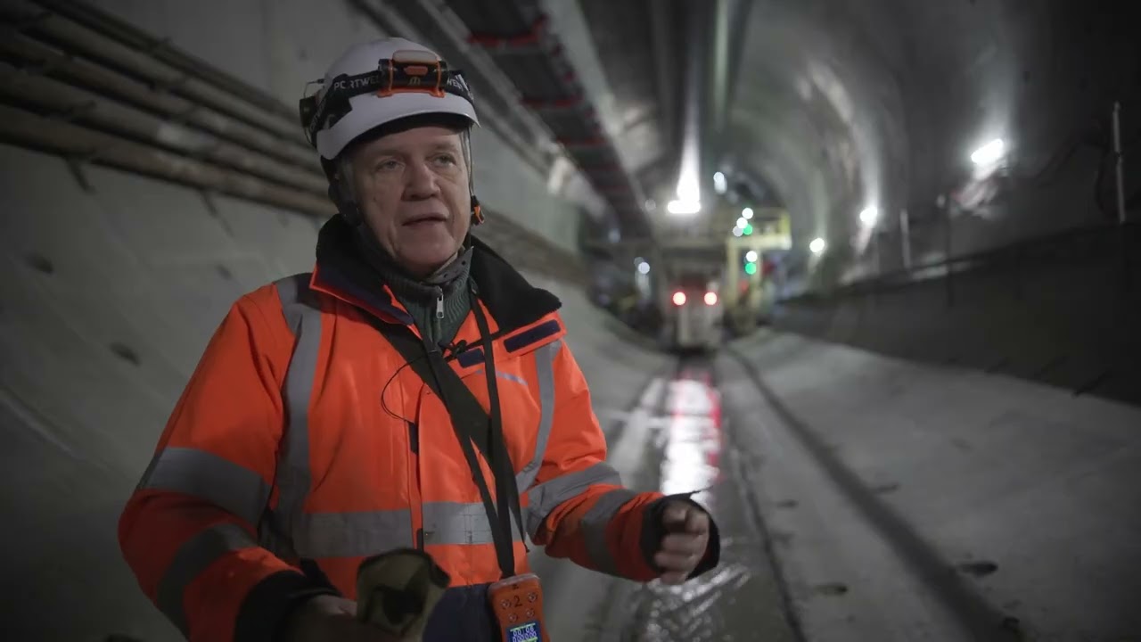 #PodłężePiekiełko: budowa tunelu kolejowego w Pisarzowej