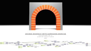 Rhino 6 and Grasshopper Arched Entryway Fully Parametric Lesson Overview