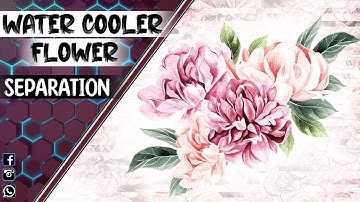 Water Color Textile Design Separation Video || Photoshop Hindi || @KrishaDigital
