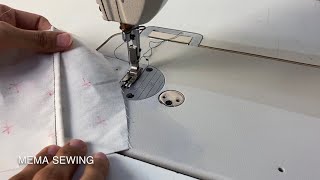 الخياطة الفرنسية French seam (٤) سلسلة الخياطات الأساسية ‏ | MEMA SEWING 