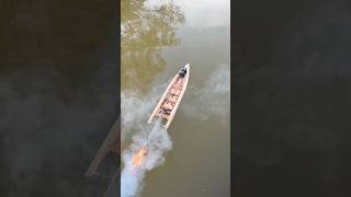 Uji coba perahu roket 😎