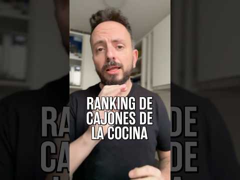 Ranking de cajones de la cocina