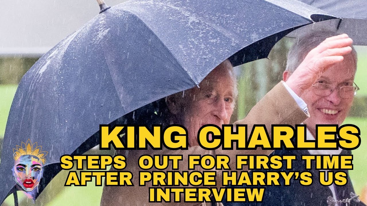 King Charles steps out for first time after Prince Harry's US interview
