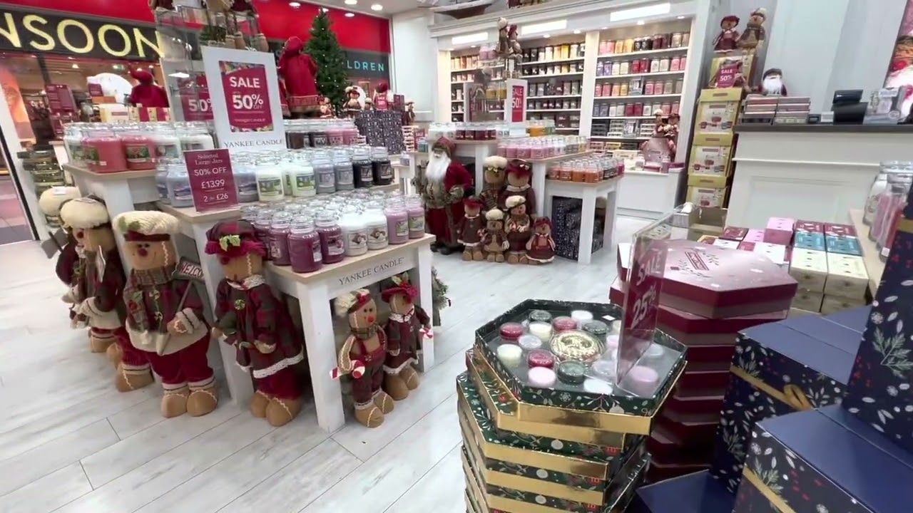 Christmas Yankee Candle Foyleside Shopping Center