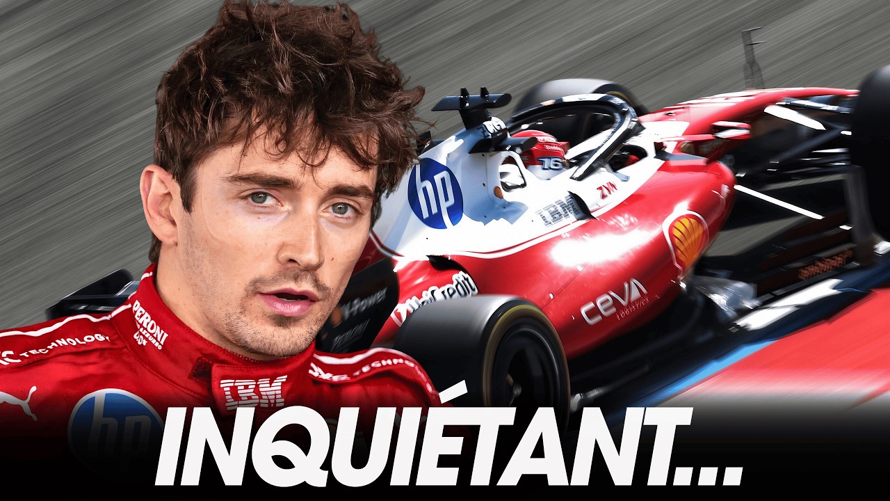Charles Leclerc clashe les nouveaux règlements de la F1... (et c'est inquiétant)