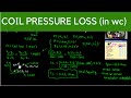 Coil Pressure Drop Calculation