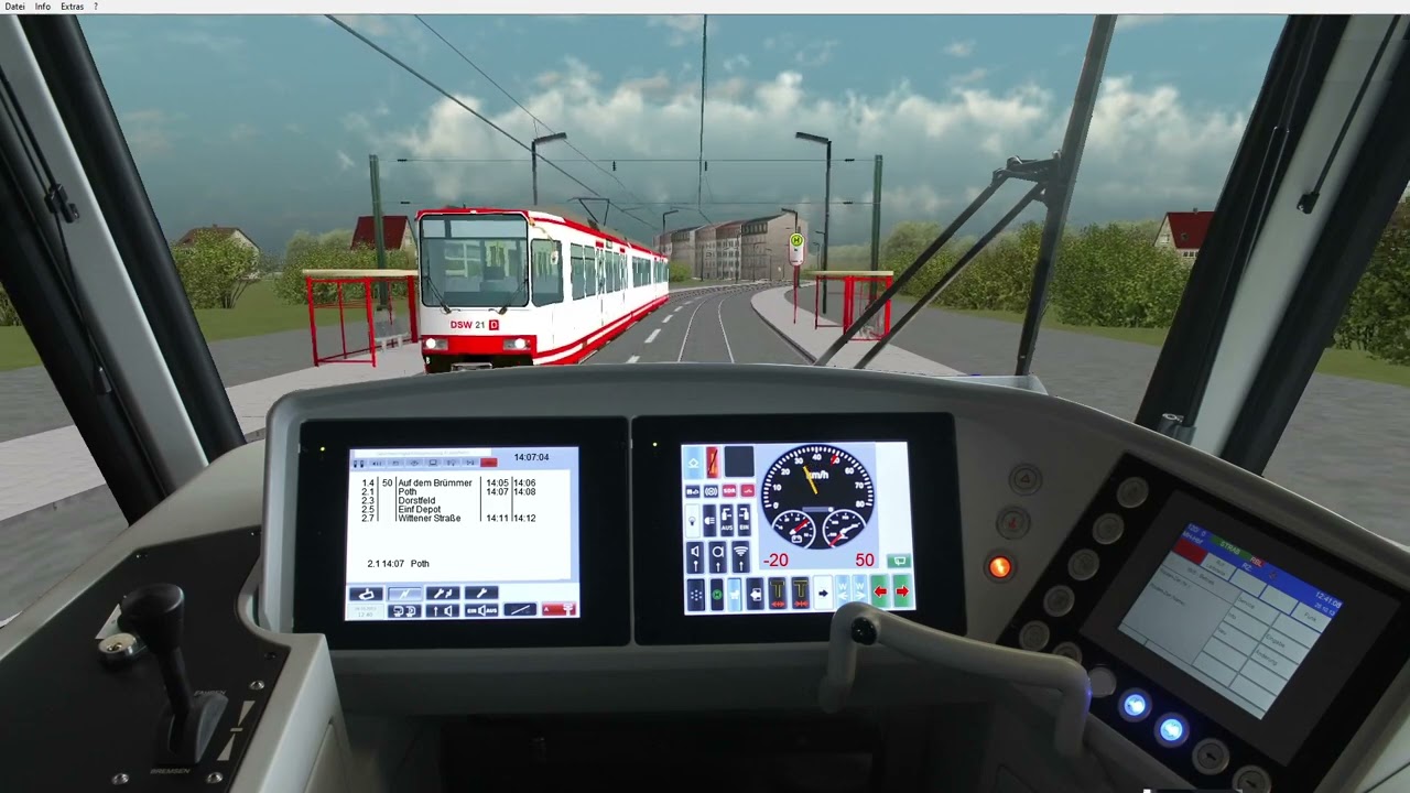 Let's Play Loksim3d Stadtbahn Dortmund U43 Wickede