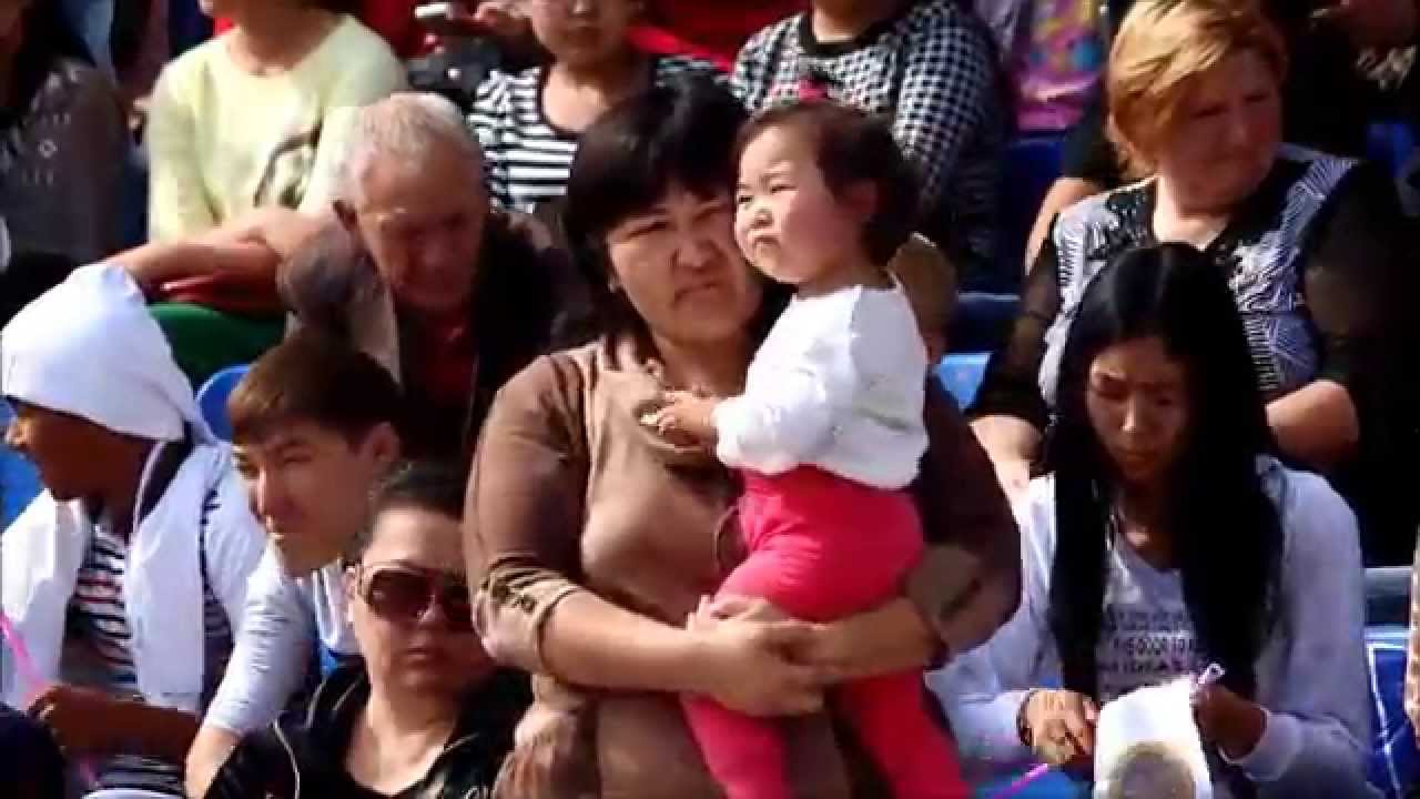 кадры с дня города Талдыкорган, стадион Жетiсу