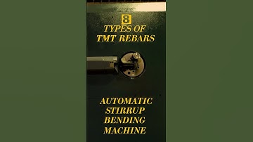 8 Types of TMT Rebars Created by Automatic Stirrup bending Machine  #youtube #stirrupbendingmachine